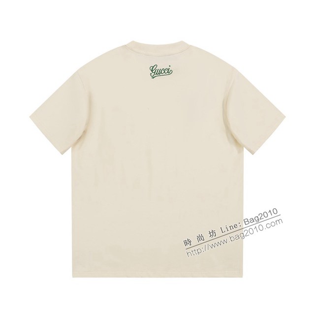 Gucci古奇專櫃古馳2023SS新款刺繡T恤 男女同款 tzy2849